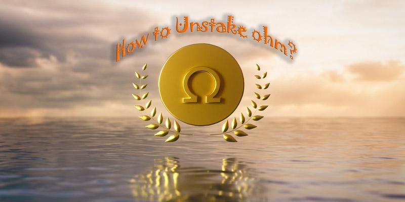 how to unstake ohm?
