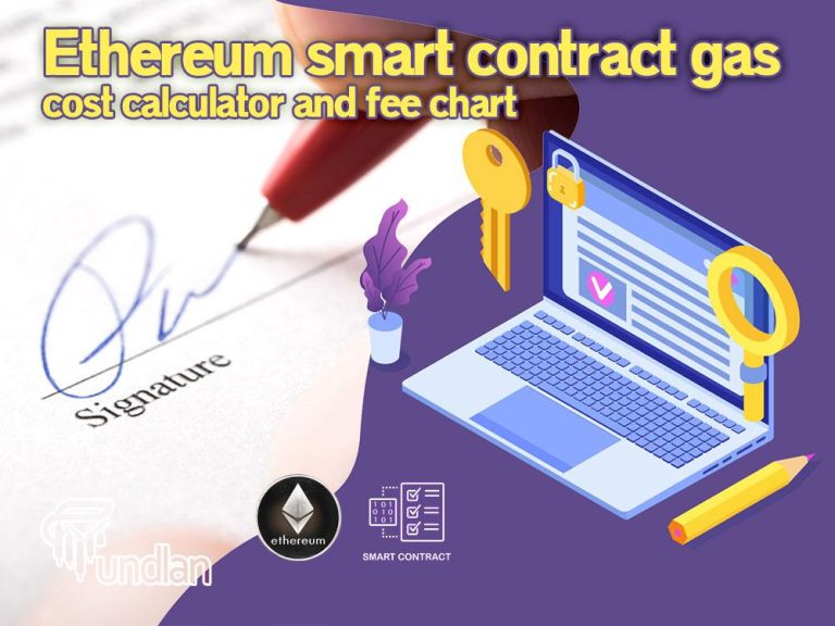 Ethereum smart contract gas cost calculator and fee chart