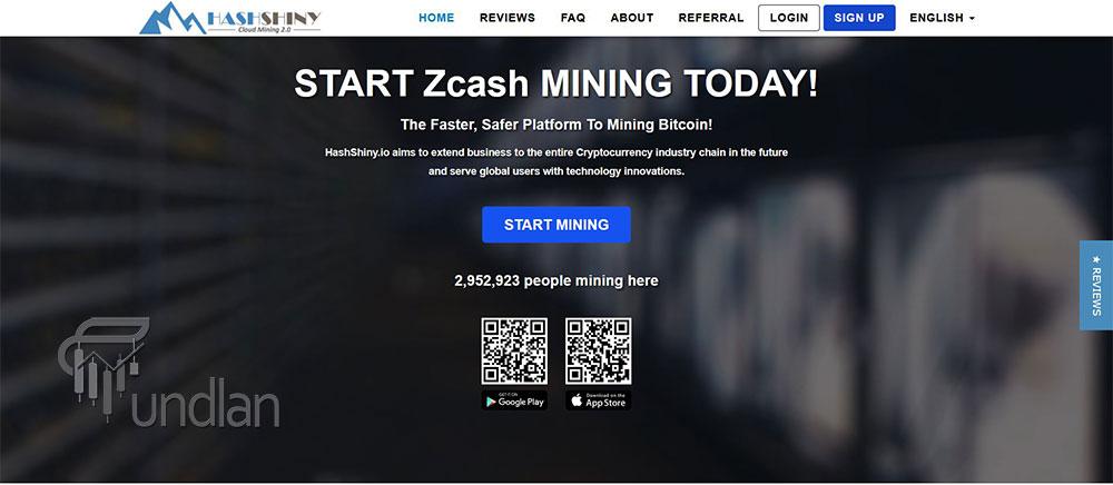 Hashshiny is a digging stage for mining Bitcoin