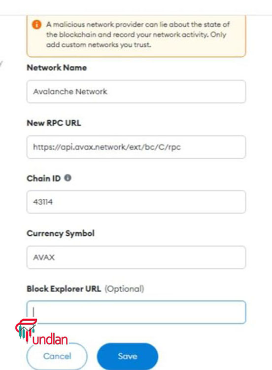 how to send AVAX to metamask