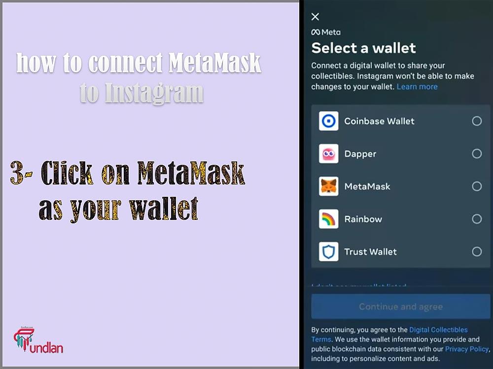 Click on MetaMask wallet