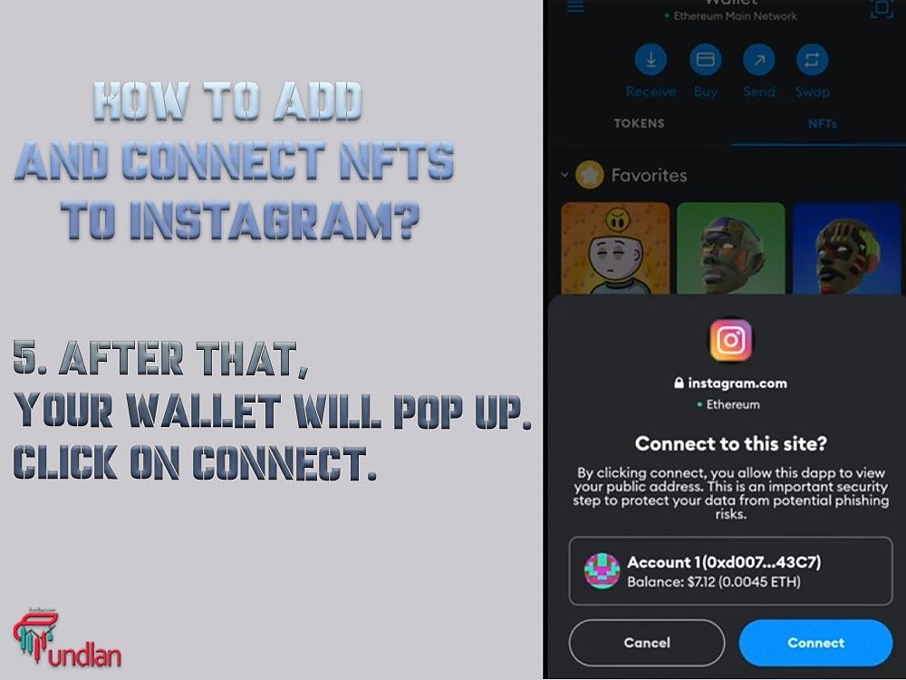 Click on connect on your wallet