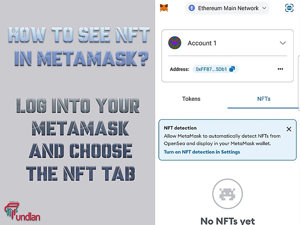How to see nft in MetaMask?