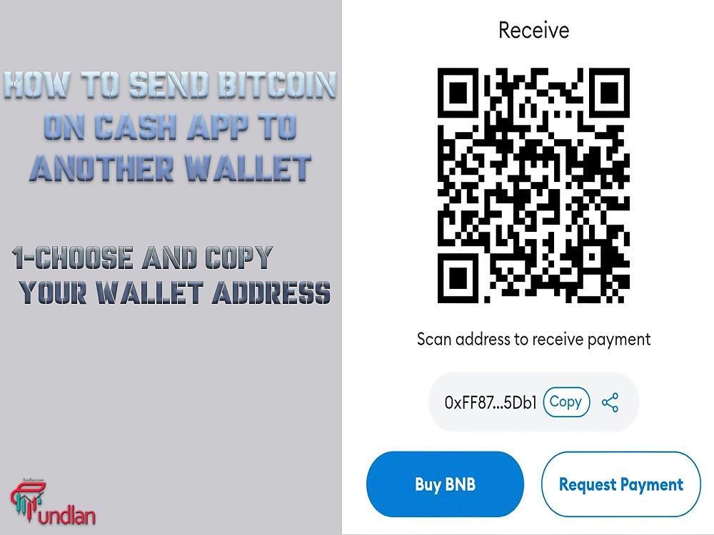 Choose and copy wallet address