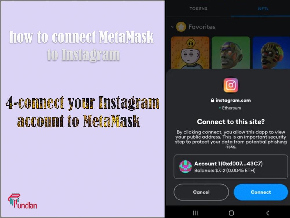 Connect your Instagram account to MetaMask