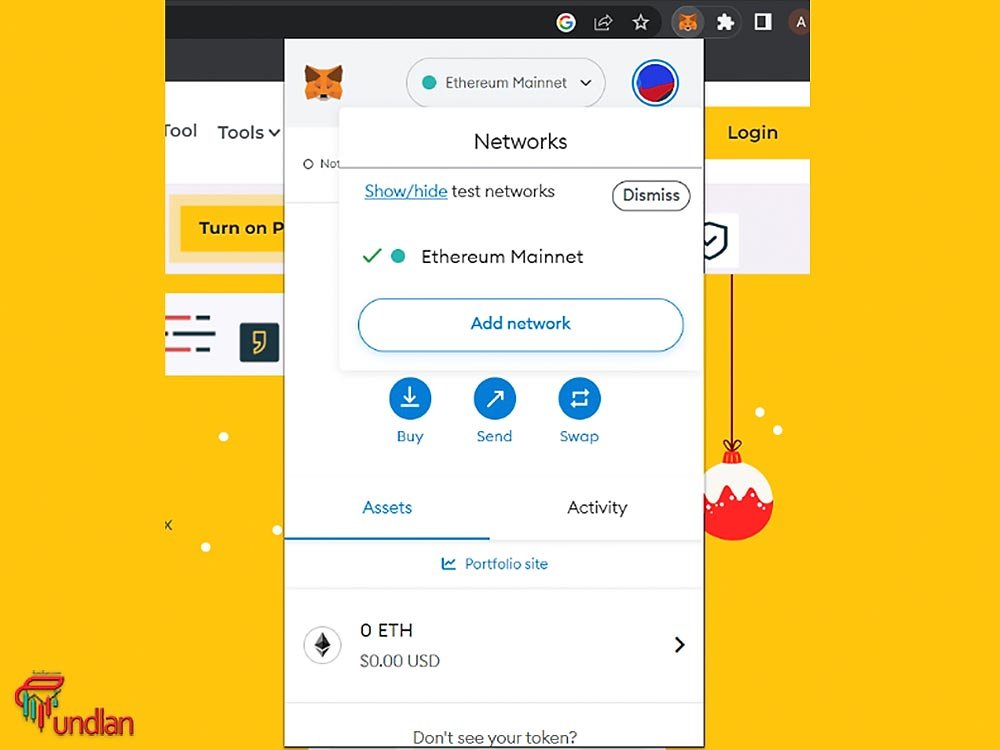 metamask connect to local network