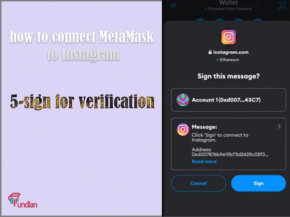 Sign Metamask for verification