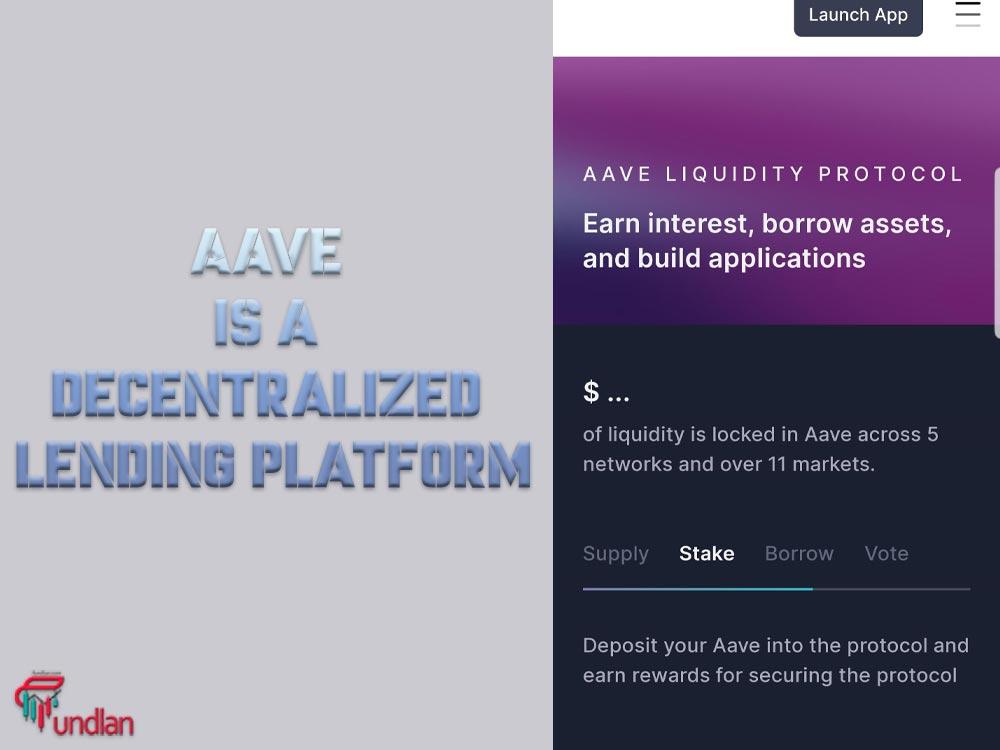 Aave is a decentralized lending platform