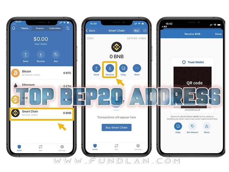 9 Top Bep20 address list in wallets