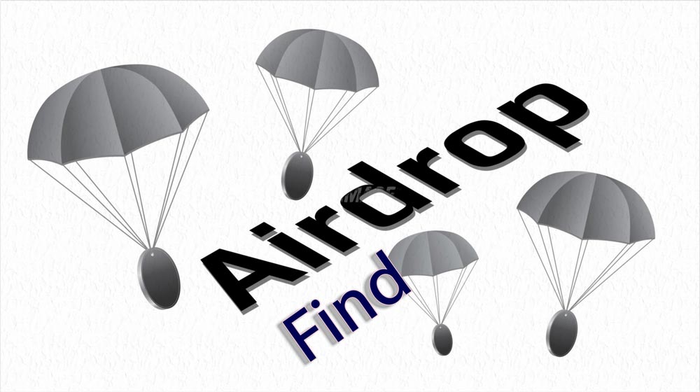 Find free crypto airdrops