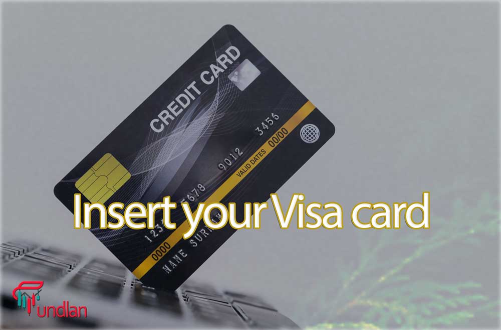 Insert your Visa card